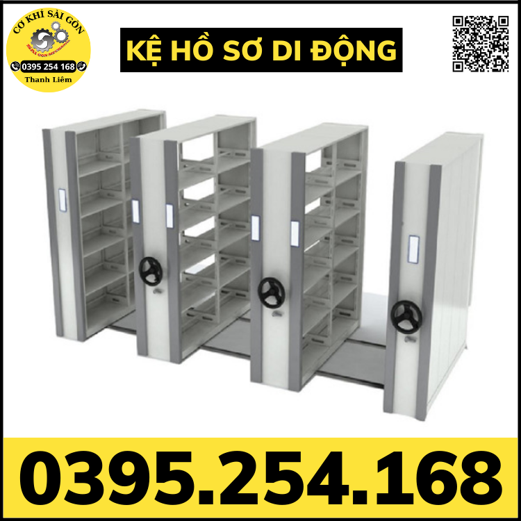 Kệ đựng tài liệu hồ sơ di động - giải pháp tiết kiệm không gian