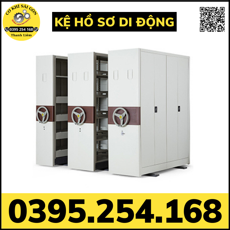 Kệ đựng tài liệu hồ sơ di động - giải pháp tiết kiệm không gian