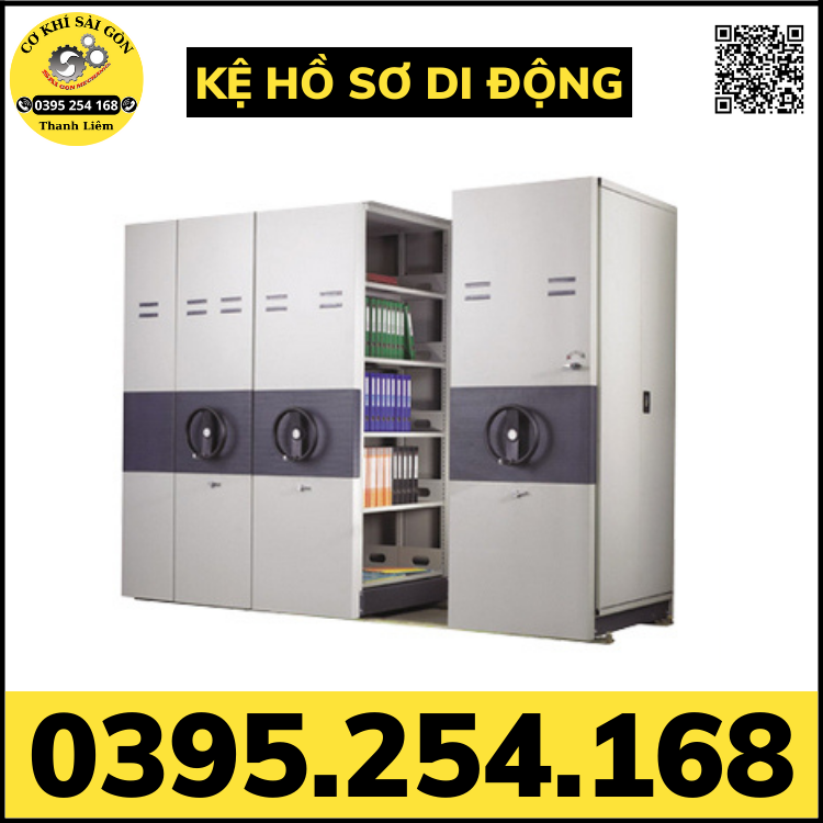 Kệ đựng tài liệu hồ sơ di động - giải pháp tiết kiệm không gian
