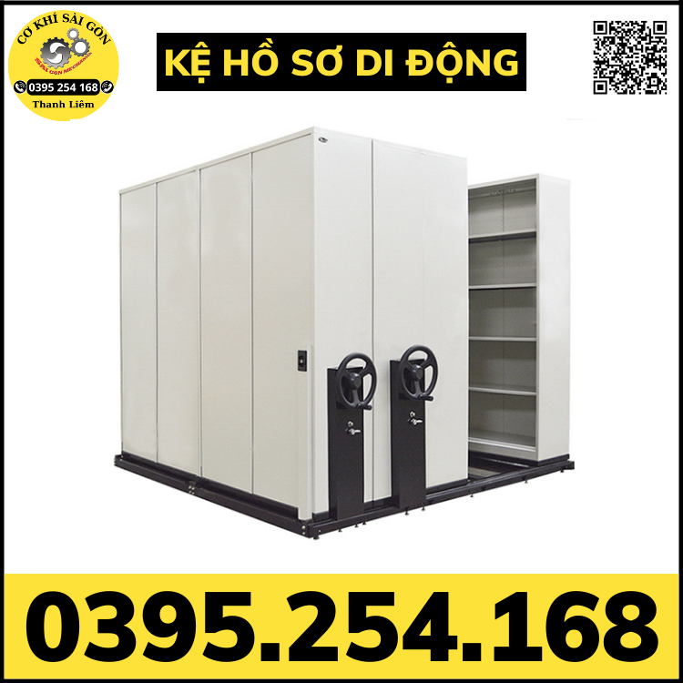 Kệ đựng tài liệu hồ sơ di động - giải pháp tiết kiệm không gian