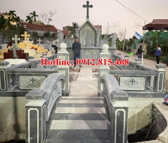 Mẫu khu lăng mộ đá gia đình bán tại Bình Dương 01 - Xây lăng mộ đá đẹp