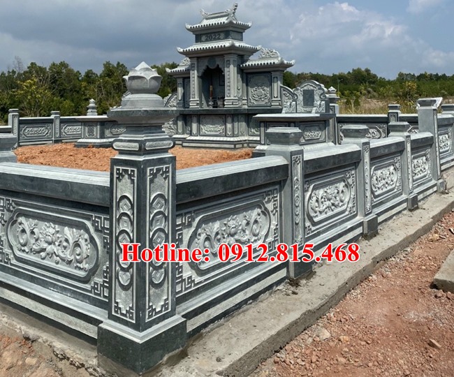 Mẫu khu lăng mộ đá gia đình bán tại Bình Dương 01 - Xây lăng mộ đá đẹp