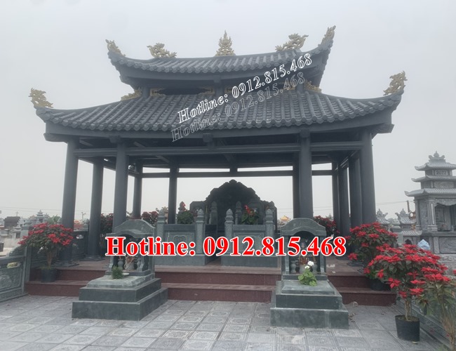 Mẫu khu lăng mộ đá gia đình bán tại Bình Dương 01 - Xây lăng mộ đá đẹp