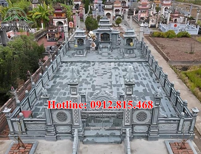 Khu lăng mộ gia đình tại Hà Nội - Thiết kế xây lăng mộ gia đình
