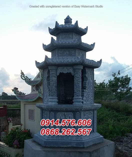 02 mộ đá tròn bán hà tĩnh, lăng mộ tổ lục lăng bát giác