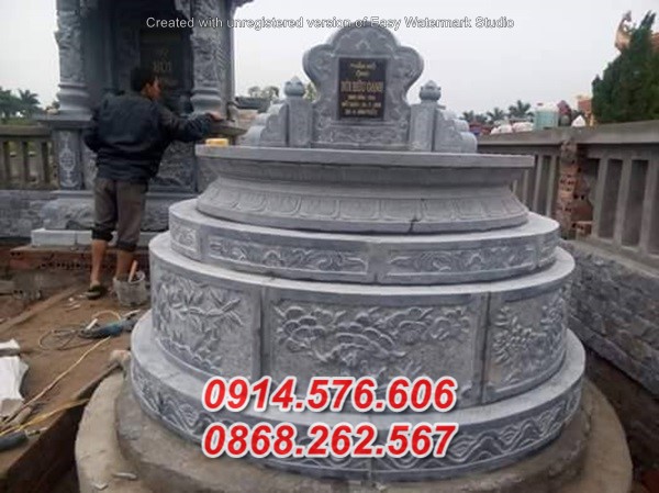 02 mộ đá tròn bán hà tĩnh, lăng mộ tổ lục lăng bát giác