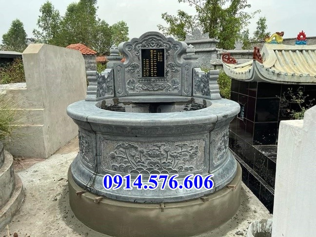 05 mộ đá tròn bán lại châu, lăng mộ tổ hình lục lăng tháp bát giác