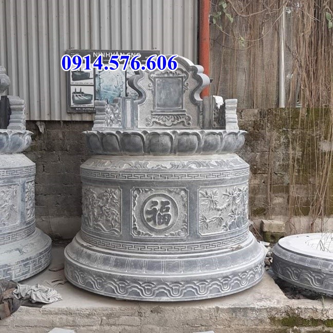 05 mộ đá tròn bán lại châu, lăng mộ tổ hình lục lăng tháp bát giác