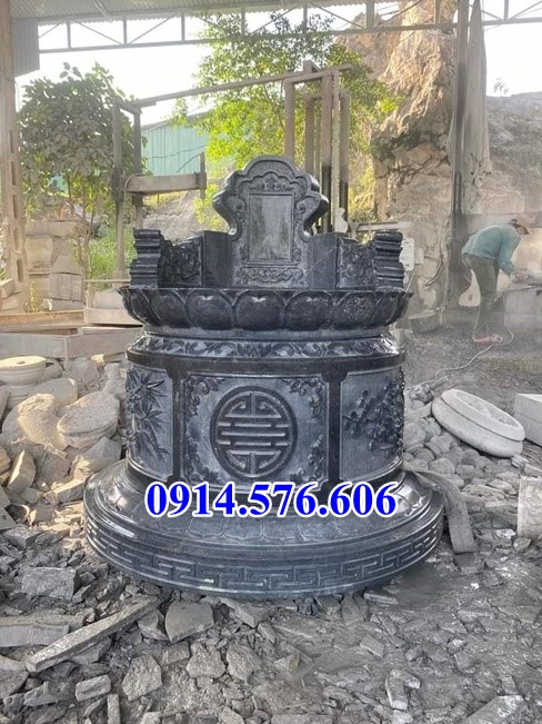 05 mộ đá tròn bán lại châu, lăng mộ tổ hình lục lăng tháp bát giác