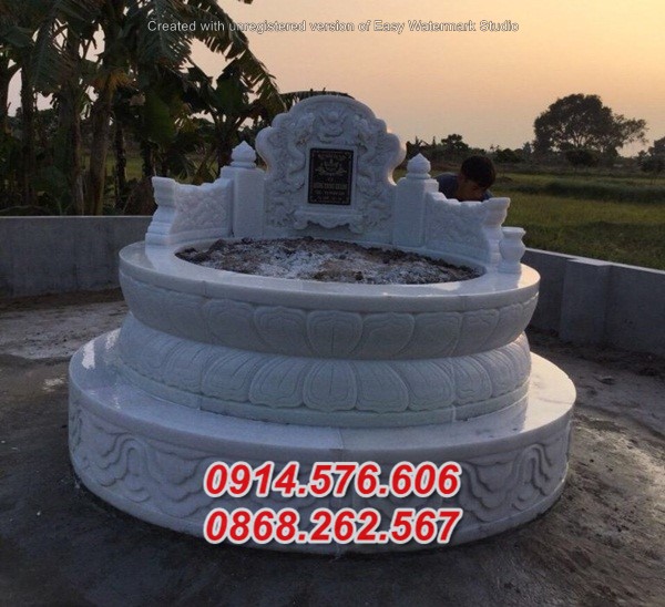 05 mộ đá tròn bán lại châu, lăng mộ tổ hình lục lăng tháp bát giác
