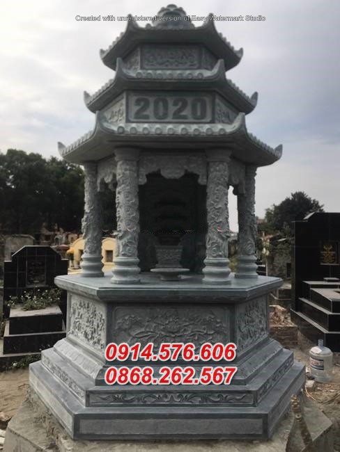 086 mẫu mộ đá tròn bán hà giang, lăng mộ tháp lục lăng tháp bát giác