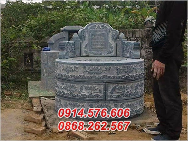 hải dương 20 mộ đá tròn đẹp, lăng mộ tổ lục lăng bát giác