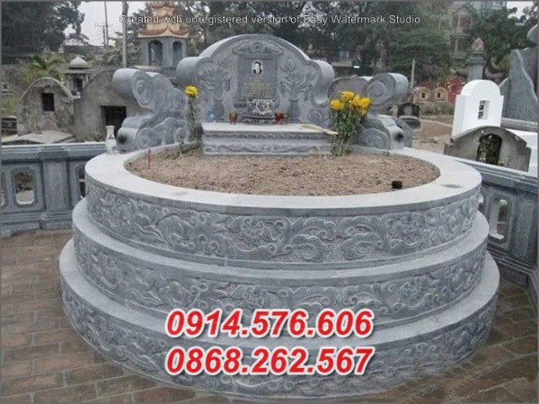 hải dương 20 mộ đá tròn đẹp, lăng mộ tổ lục lăng bát giác