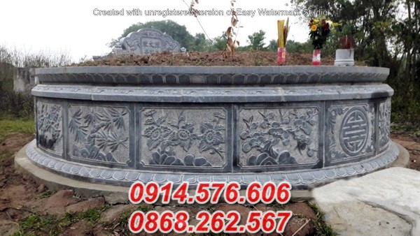 hải dương 20 mộ đá tròn đẹp, lăng mộ tổ lục lăng bát giác