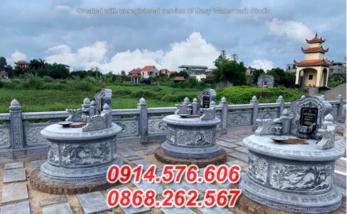 bắc ninh 924 mộ đá tròn đẹp bán, lăng mộ tổ lục lăng bát giác