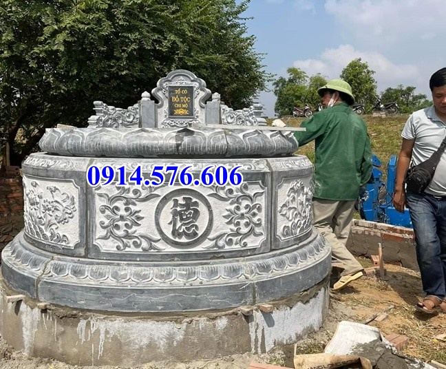bắc ninh 924 mộ đá tròn đẹp bán, lăng mộ tổ lục lăng bát giác