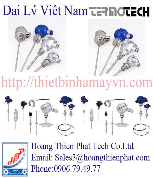 Đại lý phân phối cảm biến nhiệt độ Termotech