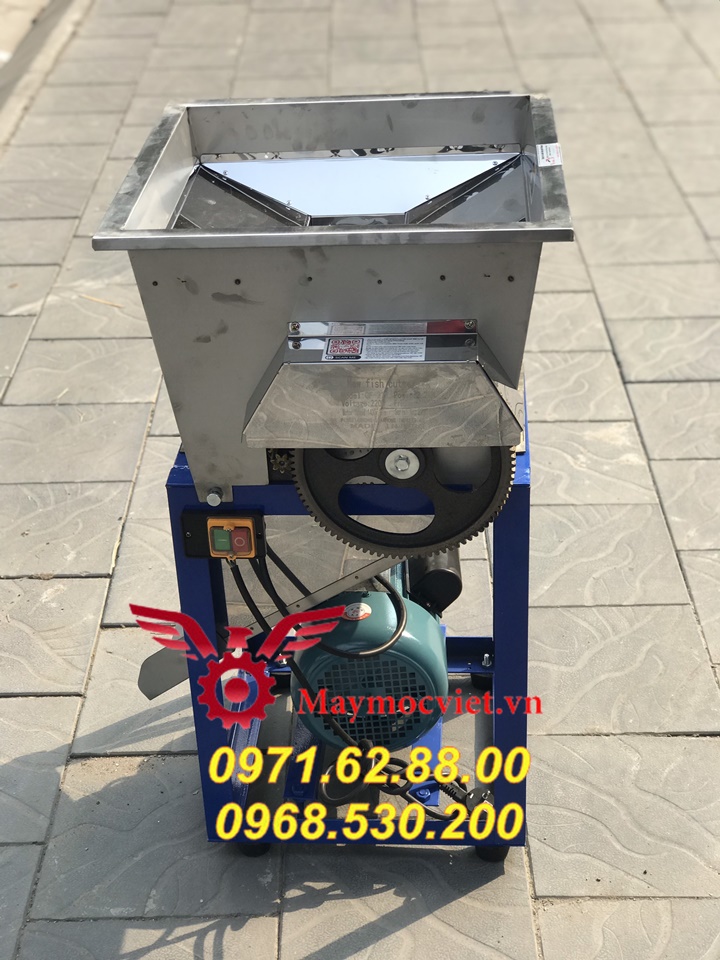 Máy thái cá mồi giá rẻ bảo hành 12 tháng