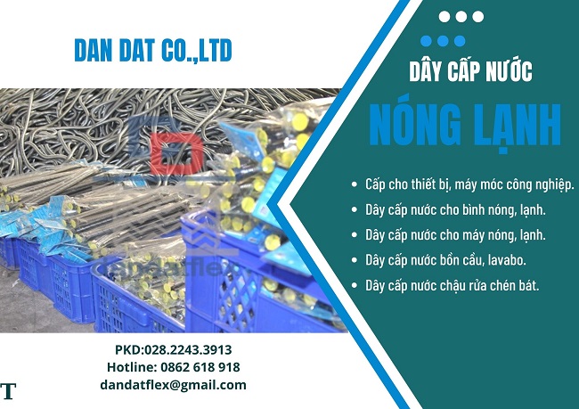 Dây mềm cấp nước nóng, ống dẫn nước mềm inox, ống dẫn nước inox 304