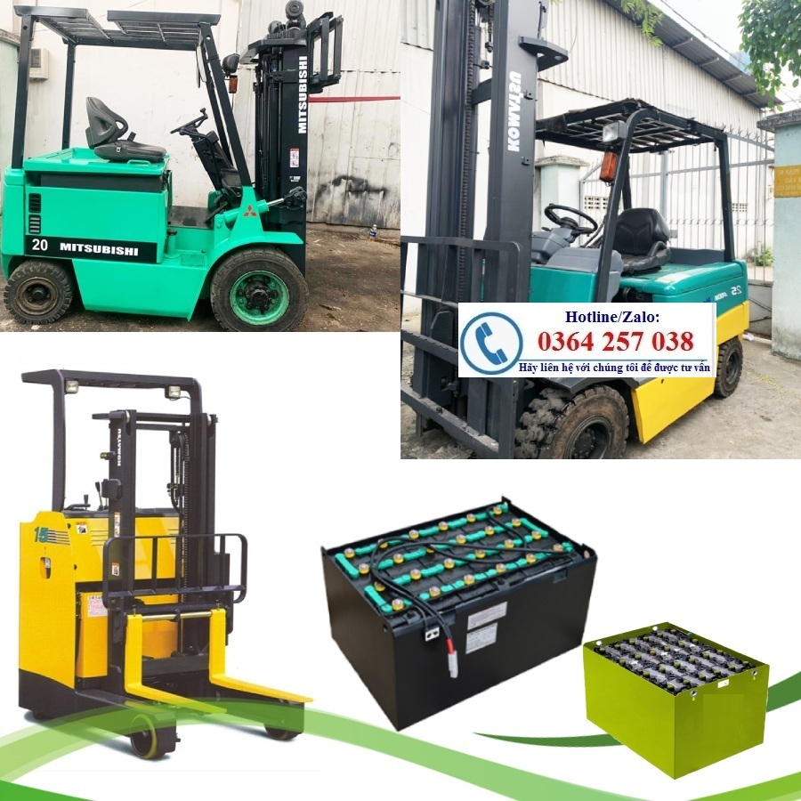Ắc quy xe nâng, bình điện xe nâng - Giao hàng toán quốc