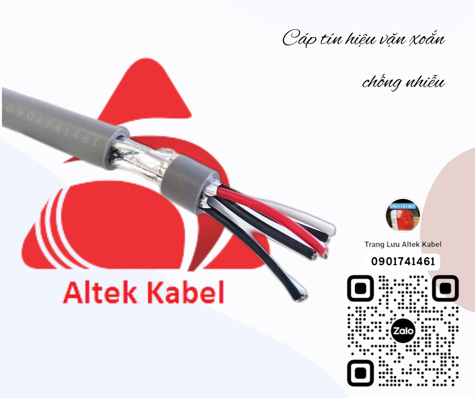 Cáp tín hiệu chống nhiễu 1 pair, 2 pair 18awg