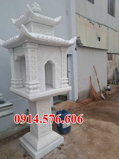 mẫu cột thiên đài đá bán cân thơ, am miếu cây hương thờ thần linh