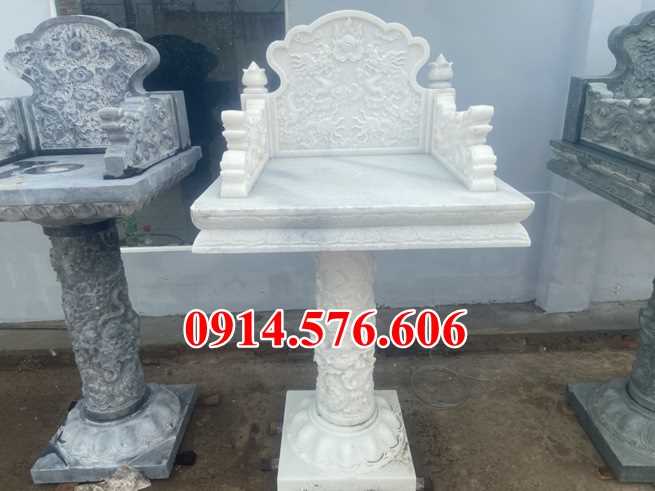mẫu cột thiên đài đá bán cân thơ, am miếu cây hương thờ thần linh