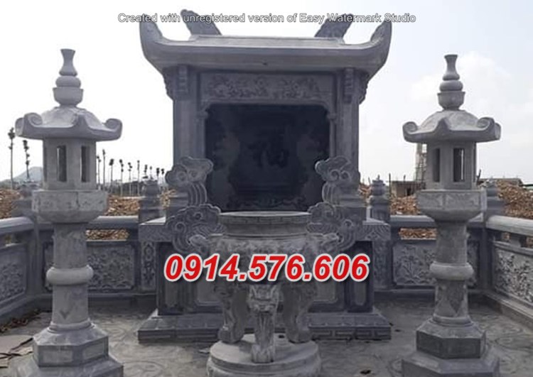 04 mẫu cây hương thờ bằng đá bán ninh bình, bàn thờ ông thiên sài gòn