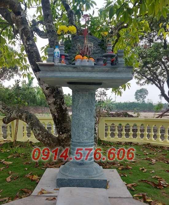 04 mẫu cây hương thờ bằng đá bán ninh bình, bàn thờ ông thiên sài gòn