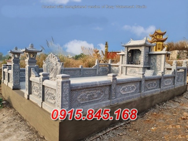 14+ long an nhà mồ ba má bằng đá - khu lăng mộ đá đẹp