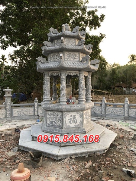 14+ long an nhà mồ ba má bằng đá - khu lăng mộ đá đẹp
