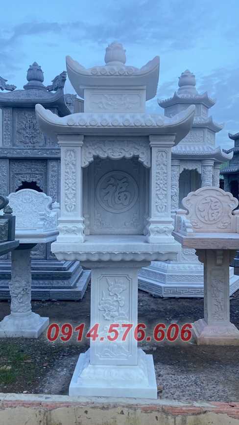 mẫu 72 cây hương thờ bằng đá bán nam định, am miếu bàn thờ sơn thần