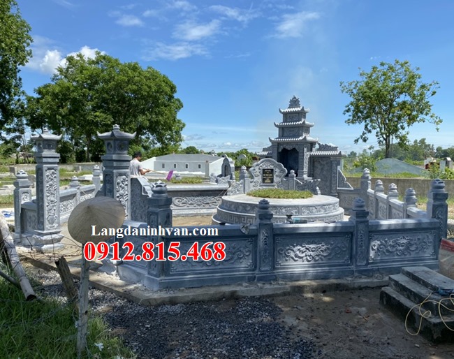 Lăng mộ đá đẹp bán tại Nam Định - Xây lăng mộ đá gia đình ở Nam Định