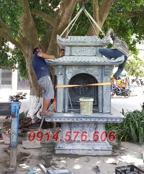 mẫu miếu thờ đá đẹp bán tiền giang, cây hương trang khóm tủ thờ