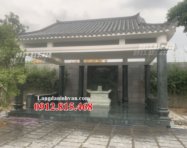 Xây nhà mồ đẹp tại Long An - 62 Khu lăng mộ đá, khu nhà mồ đá gia đình