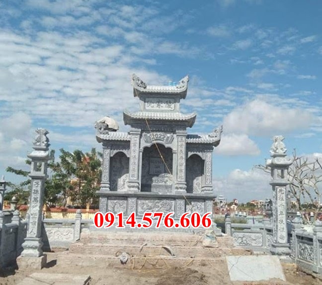 32 mẫu mộ quây úp chụp bằng đá bán khánh hoà, lăng mộ đá xanh trắng
