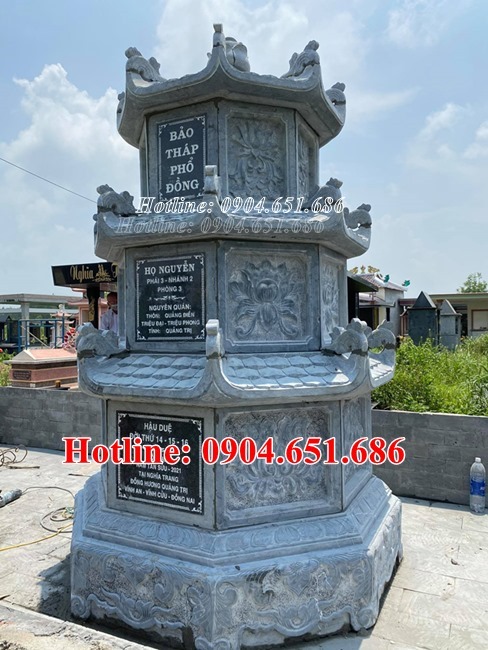 Xây tháp đá đựng tro cốt đẹp tại Kiên Giang - 68 Mẫu tháp mộ để cốt