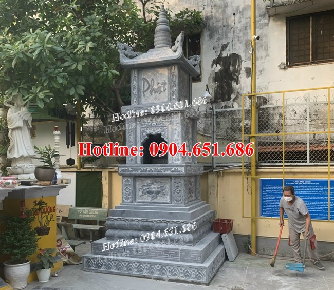 Xây tháp đá đựng tro cốt đẹp tại Kiên Giang - 68 Mẫu tháp mộ để cốt