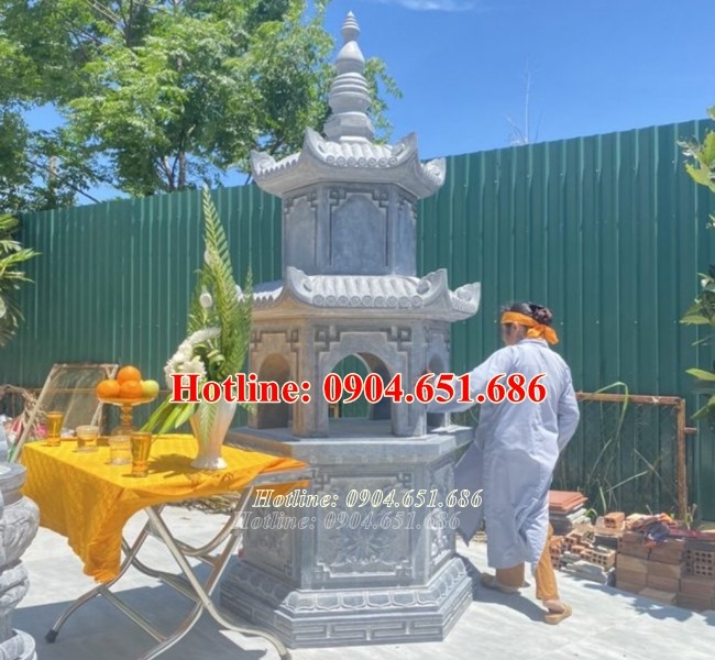 Xây tháp đá đựng tro cốt đẹp tại Kiên Giang - 68 Mẫu tháp mộ để cốt