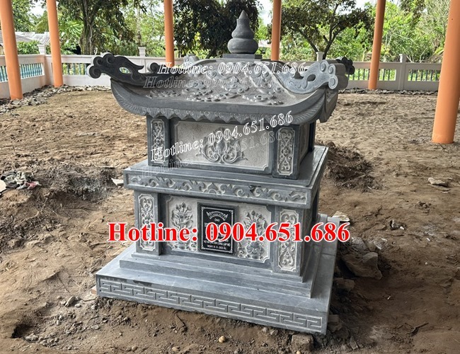 Xây tháp đá đựng tro cốt đẹp tại Kiên Giang - 68 Mẫu tháp mộ để cốt