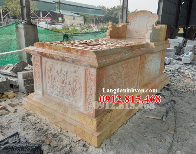 Mẫu mộ đá không mái đẹp bán tại Thái Nguyên 20 - Mộ đá tại Thái Nguyên