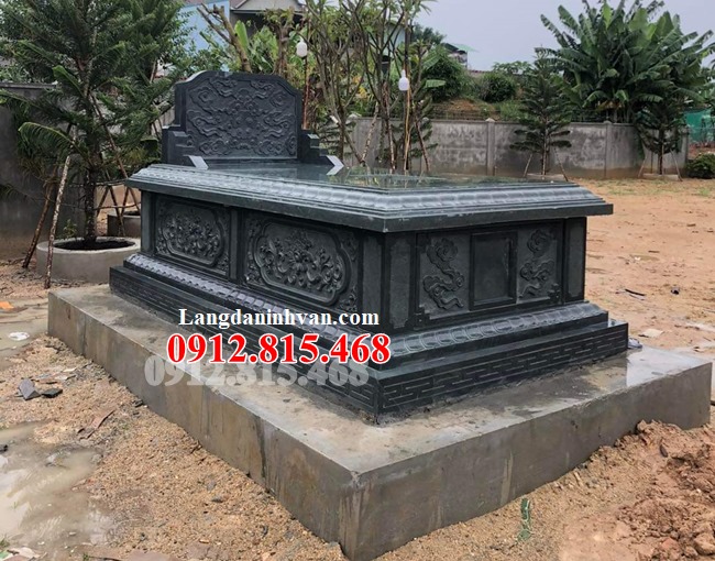 Mẫu mộ đá không mái đẹp bán tại Thái Nguyên 20 - Mộ đá tại Thái Nguyên