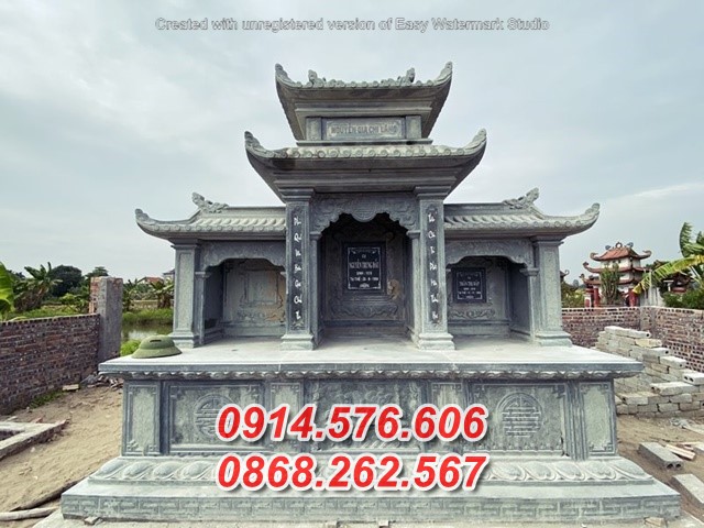 mẫu 31 mộ đá một hai ba bốn 1 2 3 4 mái che bán bến che, nhà mồ
