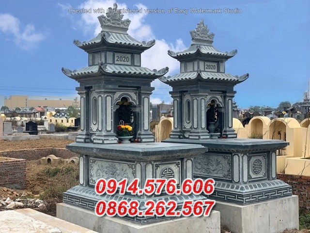 mẫu 31 mộ đá một hai ba bốn 1 2 3 4 mái che bán bến che, nhà mồ
