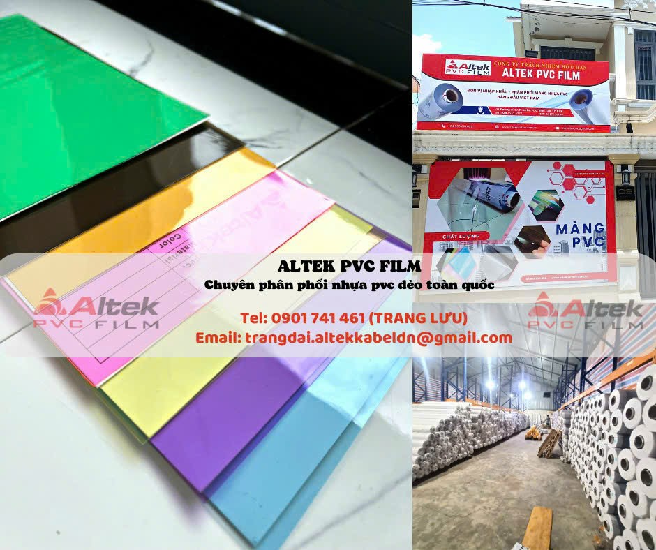 Nhà phân phối nhựa pvc trong suốt, màu, 3D tại Hồ Chí Minh