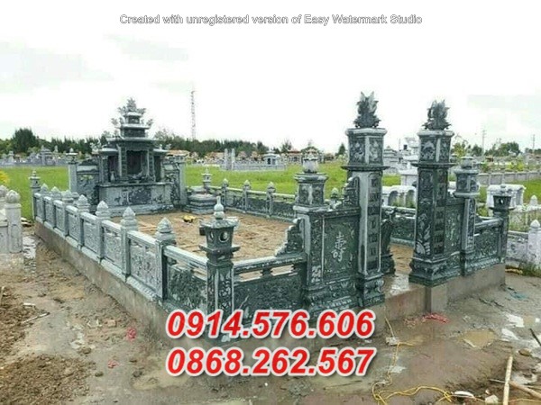 50 mẫu lăng mộ đá đẹp bán bến tre một mái đá xanh tự nhiên