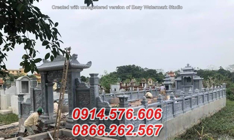 mẫu 52 lăng mộ đá tự nhiên một mái bán phú yên, nhà mồ ông bà