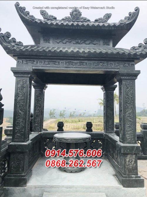 mẫu 52 lăng mộ đá tự nhiên một mái bán phú yên, nhà mồ ông bà