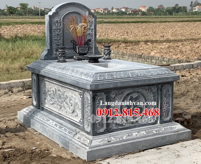 Mẫu mộ đá bành đẹp bán tại Vĩnh Phúc, Phú Thọ - Mộ đá bành đẹp