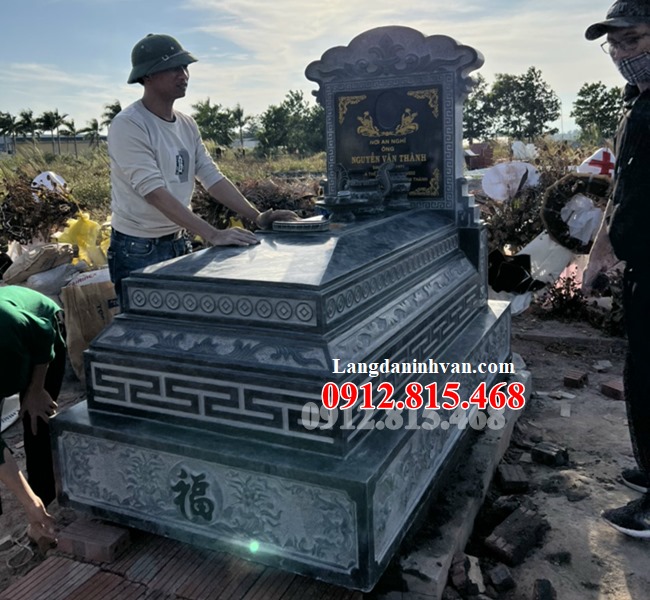 Mẫu mộ đá bành đẹp bán tại Vĩnh Phúc, Phú Thọ - Mộ đá bành đẹp